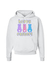 Three Easter Bunnies - Hoppy Easter Hoodie Sweatshirt by TooLoud-Hoodie-TooLoud-White-Small-Davson Sales