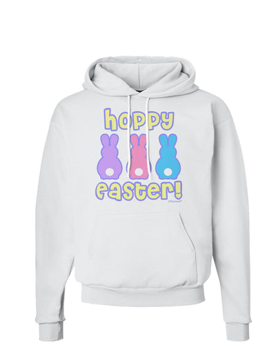 Three Easter Bunnies - Hoppy Easter Hoodie Sweatshirt by TooLoud-Hoodie-TooLoud-White-Small-Davson Sales