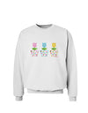 Three Easter Tulips Sweatshirt by TooLoud-Sweatshirts-TooLoud-White-Small-Davson Sales