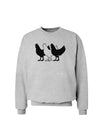 Three French Hens Sweatshirt-Sweatshirts-TooLoud-AshGray-Small-Davson Sales