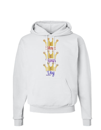 Three Kings Day - C M B Crowns Hoodie Sweatshirt by TooLoud-Hoodie-TooLoud-White-Small-Davson Sales