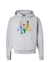 Three Mermaids Hoodie Sweatshirt-Hoodie-TooLoud-AshGray-Small-Davson Sales