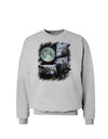 Three Owls and Moon Sweatshirt-Sweatshirts-TooLoud-AshGray-Small-Davson Sales