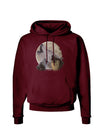 Three Wolves Howling at the Moon Dark Hoodie Sweatshirt by TooLoud-Hoodie-TooLoud-Maroon-Small-Davson Sales