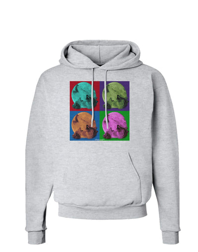 Three Wolves Howling - Pop-Art #1 Hoodie Sweatshirt by TooLoud-Hoodie-TooLoud-AshGray-Small-Davson Sales