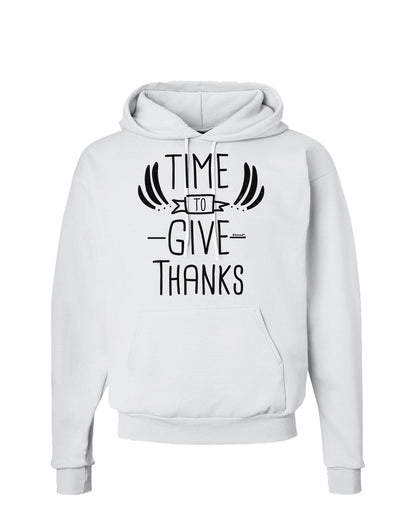 Time to Give Thanks Hoodie Sweatshirt-Hoodie-TooLoud-White-Small-Davson Sales