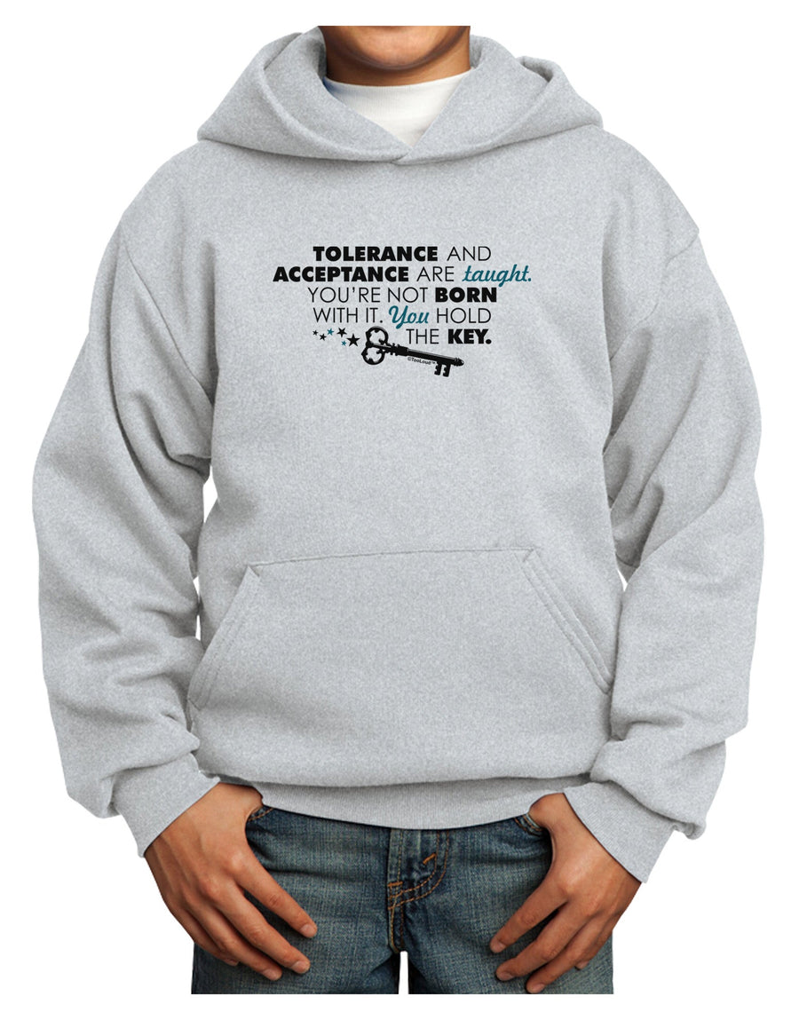 Tolerance And Acceptance Youth Hoodie Pullover Sweatshirt-Youth Hoodie-TooLoud-White-XS-Davson Sales