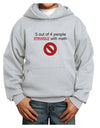 TooLoud 5 Out of 4 People Funny Math Humor Youth Hoodie Pullover Sweatshirt-Youth Hoodie-TooLoud-Ash-XS-Davson Sales