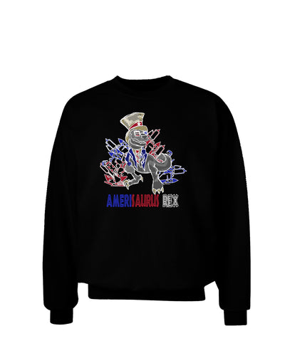 TooLoud AMERISAURUS REX Dark Adult Dark Sweatshirt-Sweatshirts-TooLoud-Black-Small-Davson Sales