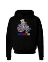 TooLoud AMERISAURUS REX Dark Dark Hoodie Sweatshirt-Hoodie-TooLoud-Black-Small-Davson Sales