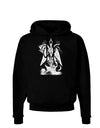 TooLoud Baphomet Illustration Dark Hoodie Sweatshirt-Hoodie-TooLoud-Black-Small-Davson Sales