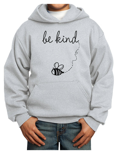 TooLoud Be Kind Youth Hoodie Pullover Sweatshirt-Youth Hoodie-TooLoud-Ash-XS-Davson Sales