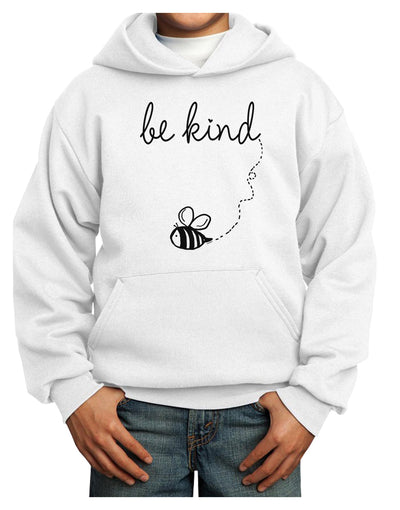 TooLoud Be Kind Youth Hoodie Pullover Sweatshirt-Youth Hoodie-TooLoud-White-XS-Davson Sales