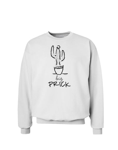 TooLoud Big Prick Sweatshirt-Sweatshirts-TooLoud-White-Small-Davson Sales