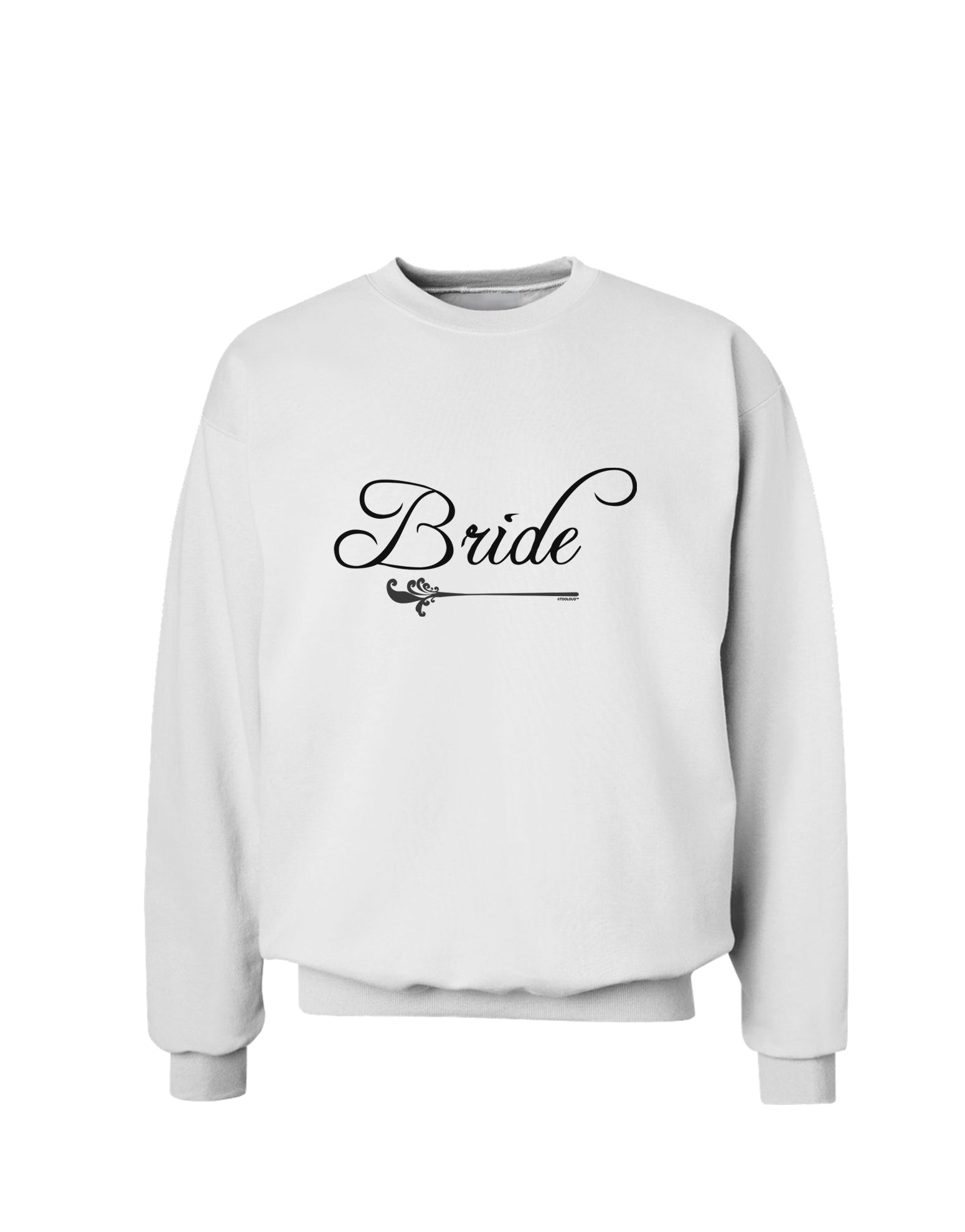 TooLoud Bride Sweatshirt-Sweatshirts-TooLoud-White-Small-Davson Sales