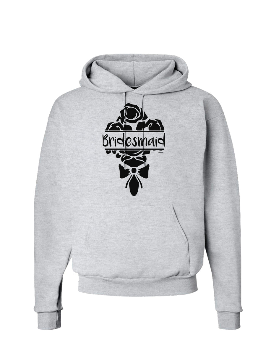 TooLoud Bridesmaid Bouquet Silhouette Hoodie Sweatshirt-Hoodie-TooLoud-White-Small-Davson Sales