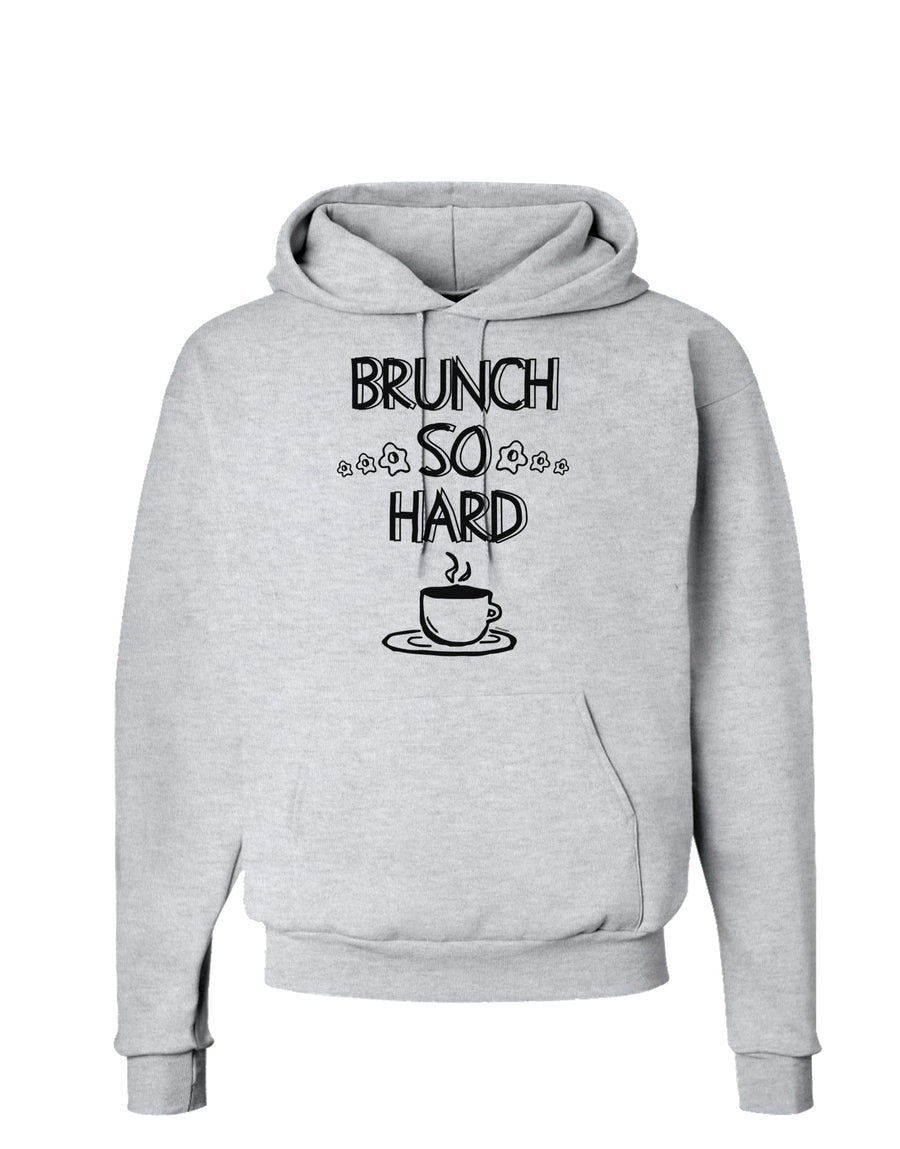 TooLoud Brunch So Hard Eggs and Coffee Hoodie Sweatshirt-Hoodie-TooLoud-White-Small-Davson Sales