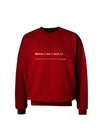 TooLoud Custom Before I Die Dark Adult Dark Sweatshirt-Sweatshirts-TooLoud-Deep-Red-Small-Davson Sales