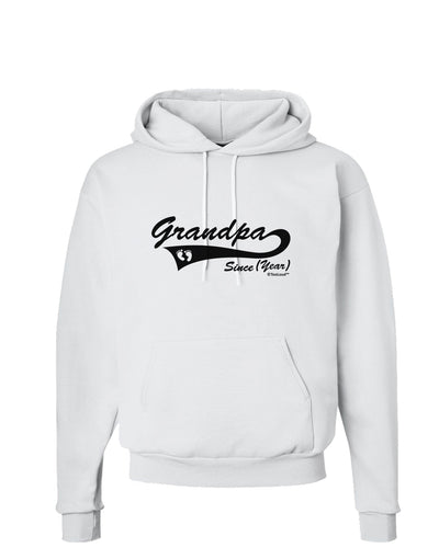 TooLoud Custom Grandpa Since YOUR YEAR Hoodie Sweatshirt-Hoodie-TooLoud-White-Small-Davson Sales