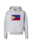 TooLoud Distressed Philippines Flag Hoodie Sweatshirt-Hoodie-TooLoud-AshGray-Small-Davson Sales