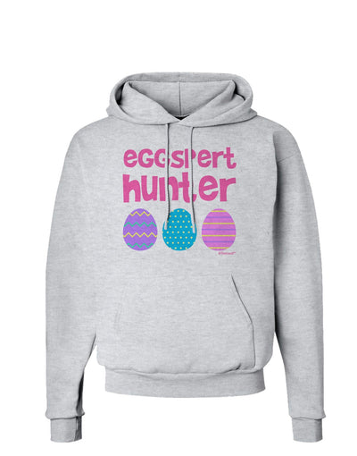 TooLoud Eggspert Hunter - Easter - Pink Hoodie Sweatshirt-Hoodie-TooLoud-AshGray-Small-Davson Sales