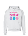TooLoud Eggspert Hunter - Easter - Pink Hoodie Sweatshirt-Hoodie-TooLoud-White-Small-Davson Sales