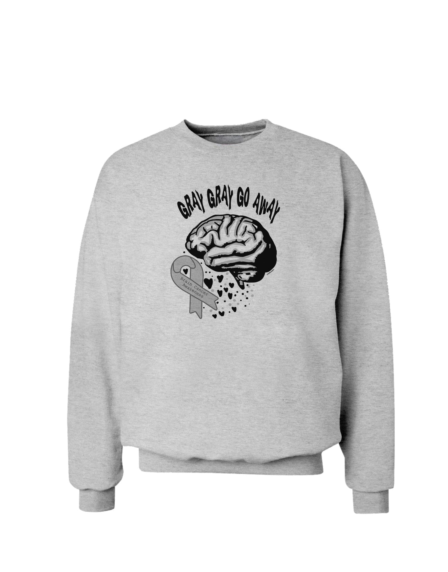 TooLoud Gray Gray Go Away Sweatshirt-Sweatshirts-TooLoud-AshGray-Small-Davson Sales