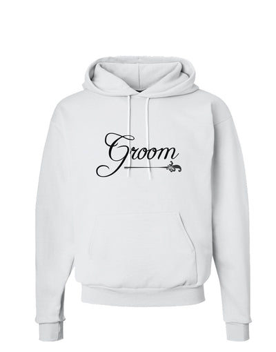 TooLoud Groom Hoodie Sweatshirt-Hoodie-TooLoud-White-Small-Davson Sales