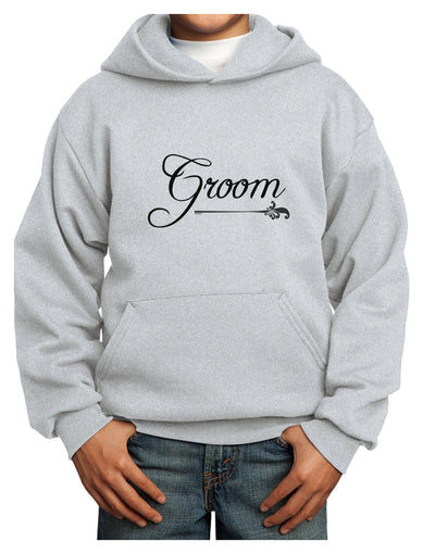 TooLoud Groom Youth Hoodie Pullover Sweatshirt-Youth Hoodie-TooLoud-Ash-XS-Davson Sales