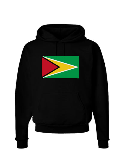 TooLoud Guyana Flag Dark Dark Hoodie Sweatshirt-Hoodie-TooLoud-Black-Small-Davson Sales