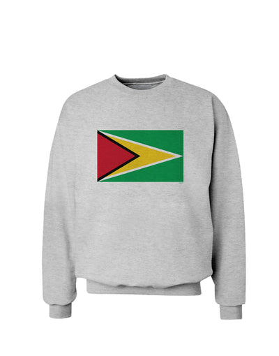 TooLoud Guyana Flag Sweatshirt-Sweatshirts-TooLoud-AshGray-Small-Davson Sales