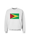 TooLoud Guyana Flag Sweatshirt-Sweatshirts-TooLoud-White-Small-Davson Sales