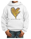 TooLoud I gave you a Pizza my Heart Youth Hoodie Pullover Sweatshirt-Youth Hoodie-TooLoud-White-XS-Davson Sales