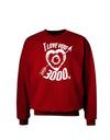 TooLoud I Love You 3000 Adult Dark Sweatshirt-Sweatshirts-TooLoud-Deep-Red-Small-Davson Sales