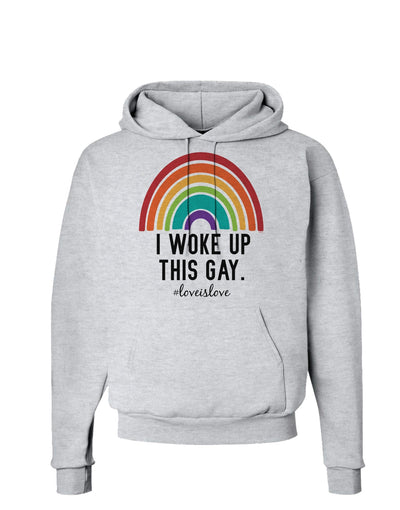 TooLoud I Woke Up This Gay Hoodie Sweatshirt-Hoodie-TooLoud-AshGray-Small-Davson Sales