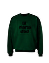 TooLoud Lil Mans Dad Adult Dark Sweatshirt-Sweatshirts-TooLoud-Deep-Forest-Green-Small-Davson Sales