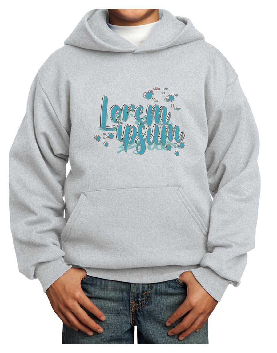 TooLoud Lorem Ipsum Youth Hoodie Pullover Sweatshirt-Youth Hoodie-TooLoud-White-XS-Davson Sales