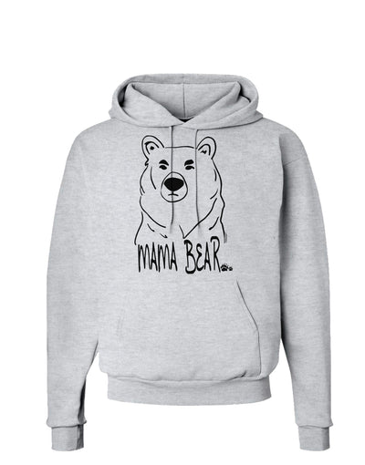 TooLoud Mama Bear Hoodie Sweatshirt-Hoodie-TooLoud-AshGray-Small-Davson Sales