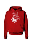 TooLoud Mandala Baby Elephant Dark Hoodie Sweatshirt-Hoodie-TooLoud-Red-Small-Davson Sales