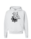 TooLoud Mandala Baby Elephant Hoodie Sweatshirt-Hoodie-TooLoud-White-Small-Davson Sales