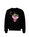 TooLoud Matching Pho Eva Pink Pho Bowl Adult Dark Sweatshirt-Sweatshirts-TooLoud-Black-Small-Davson Sales