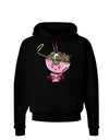 Matching Pho Eva Pink Pho Bowl Dark Hoodie Sweatshirt Black 3XL Toolou