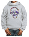 TooLoud No one can hurt me without my permission Ghandi Youth Hoodie Pullover Sweatshirt-Youth Hoodie-TooLoud-Ash-XS-Davson Sales