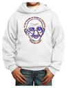 TooLoud No one can hurt me without my permission Ghandi Youth Hoodie Pullover Sweatshirt-Youth Hoodie-TooLoud-White-XS-Davson Sales