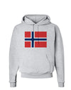 TooLoud Norwegian Flag Hoodie Sweatshirt-Hoodie-TooLoud-AshGray-Small-Davson Sales