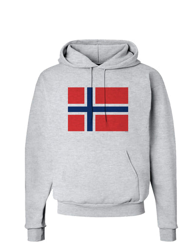 TooLoud Norwegian Flag Hoodie Sweatshirt-Hoodie-TooLoud-AshGray-Small-Davson Sales