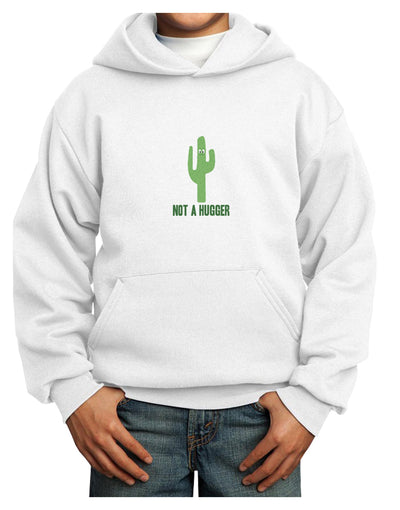 TooLoud Not a Hugger Youth Hoodie Pullover Sweatshirt-Youth Hoodie-TooLoud-White-XS-Davson Sales