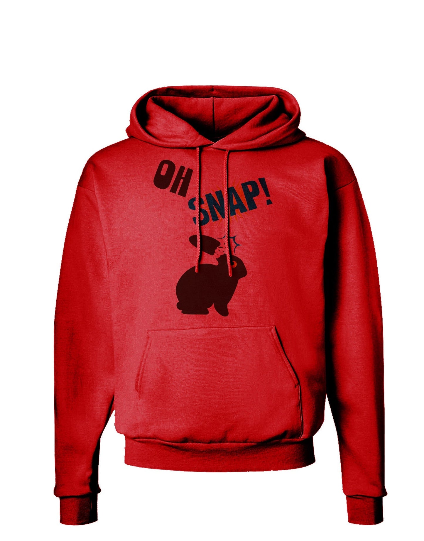 TooLoud Oh Snap Chocolate Easter Bunny Hoodie Sweatshirt-Hoodie-TooLoud-Red-Small-Davson Sales