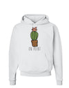 TooLoud On Point Cactus Hoodie Sweatshirt-Hoodie-TooLoud-White-Small-Davson Sales