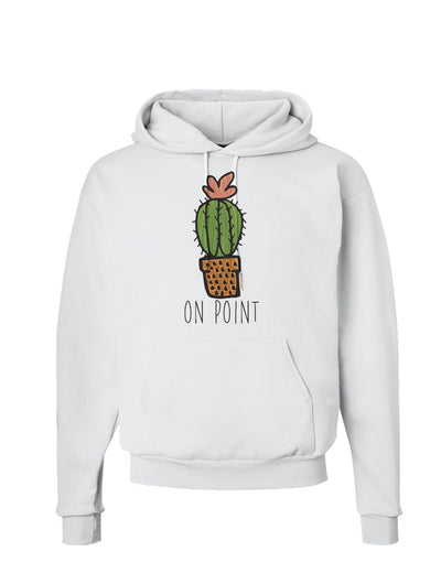 TooLoud On Point Cactus Hoodie Sweatshirt-Hoodie-TooLoud-White-Small-Davson Sales